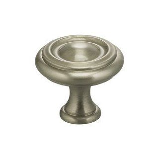Omnia 9141/30 US15 Satin Nickel Knobs 1 3/16" Mushroom Cabinet Knob from the Solid Brass Collection   Cabinet And Furniture Knobs  