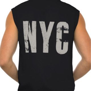 NYC Distressed LETTERING inspired TEE