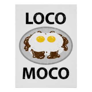 Loco Moco Plate Lunch Poster