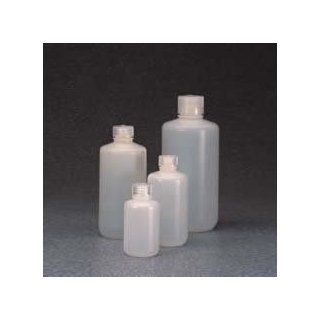 Nalgene 8 oz (250 mL) Fluorinated Nalgene HDPE Bottle, 24 415 cap, case/250 Science Lab Fluorinated Bottles