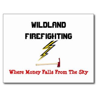 Wildland Firefighting Postcard