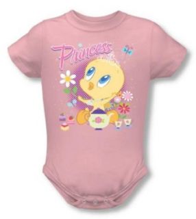 Looney Tunes   Tweety Pie Princess Infant Snapsuit T Shirt Clothing
