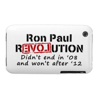 Ron Paul rEVOLution it didn't end in '08 Case Mate iPhone 3 Cases