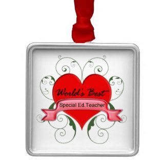 Special Ed. Teacher Christmas Ornaments