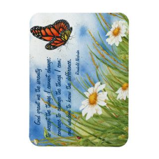 The Serenity Prayer   Monarch Butterfly   Magnet