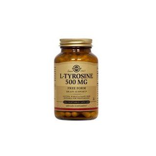 Solgar L Tyrosine 500 mg Vegetable Capsules, 50 V Caps 500 mg(Pack of 4) Health & Personal Care