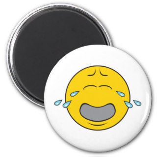 Whining Crying Smiley Face Magnets