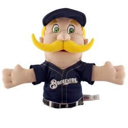 Milwaukee Brewers 'Bernie the Brewer' Mascot Hand Puppet Collectible Dolls