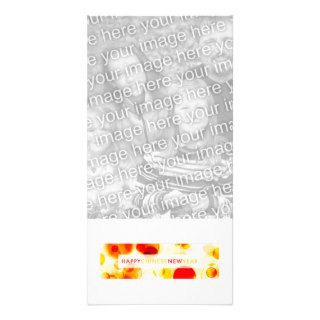 Happy Chinese New Year (bokeh) Photo Card Template