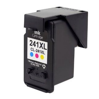 eForCity Remanufactured Ink Cartridge for Canon CL 241XL, Color Electronics