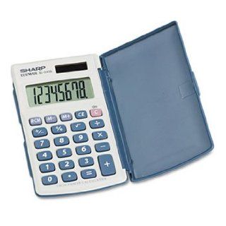 EL 243SB Solar Pocket Calculator, 8 Digit LCD 