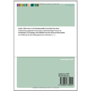 Die Gesamtschule. Konzept, Leistung, Probleme (German Edition) Sean Miller 9783640765492 Books