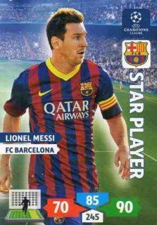 Champions League Adrenalyn XL 2013/2014 Lionel Messi 13/14 Star Player Toys & Games