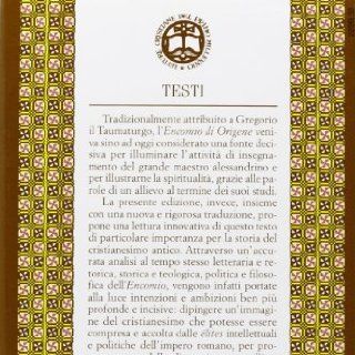 Encomio di Origene Gregorio il Taumaturgo 9788831522793 Books