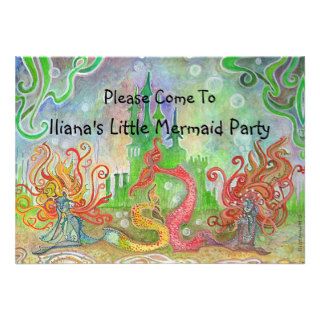 Little Mermaid Invitation