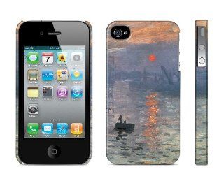 Iphone 4 / 4s Case Impression Sunrise 1872 Claude Monet Cell Phone Cover Cell Phones & Accessories