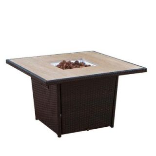 RST Outdoor 44 in. Stone Top Propane Gas Fire Pit Table OP PECFT44 PORII K