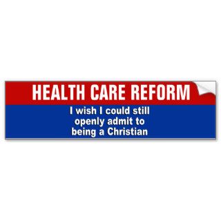 I wish I could still admit to being a Christian Bumper Sticker