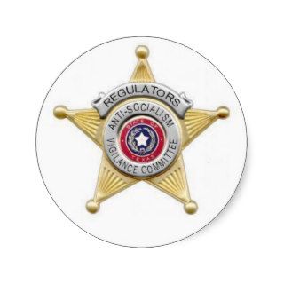 The Regulators Badge Round Sticker