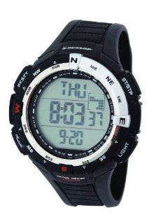 Dunlop Diviner Men's Quartz Watch with Black Dial Digital Display and Black Plastic Strap DUN 226 G01 Watches