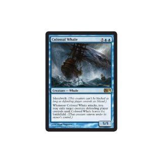 Magic the Gathering   Colossal Whale (48/249)   Magic 2014 Toys & Games