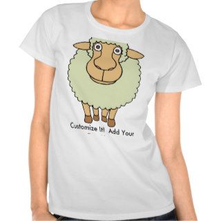 Sheep ~ Lamb Ram Cartoon Animal Tee Shirt