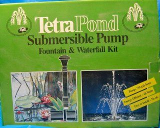TE659 Tetra Pond Submersible Pump, Fountain & Waterfall Kit  Pond Waterfall Equipment  Patio, Lawn & Garden