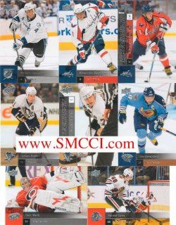 2009 / 2010 Upper Deck Hockey Series #2 Complete Mint Basic Hand Collated 200 Card Set (Cards #251 450); It Was Never Issued in Factory Form. Loaded with Stars Including Evgeni Malkin, Alexander Ovechkin, Dany Heatley, Henrik Zetterberg, Marian Hossa, Patr