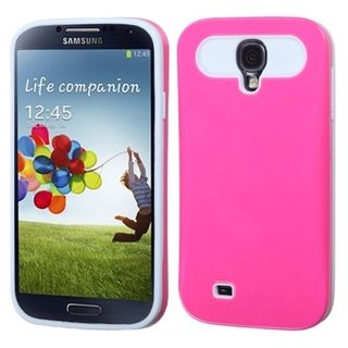 BasAcc Hot Pink/ White Wallet Back Case for Samsung Galaxy S4 I337 BasAcc Cases & Holders