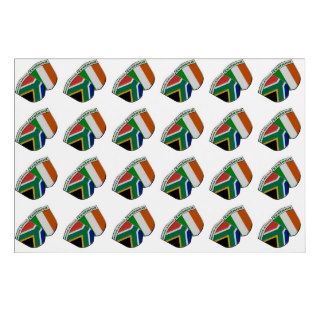 South Africa/Ireland Friendship Flags Wrap Gift Wrap