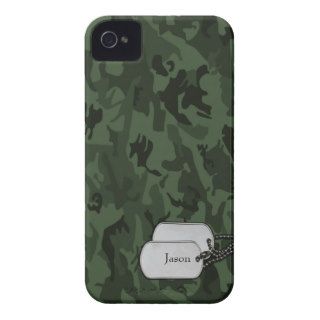 Jungle Green Military Camouflage iPhone 4 Case Mate Cases