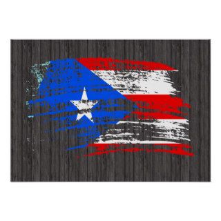 Cool Puerto Rican flag design Print