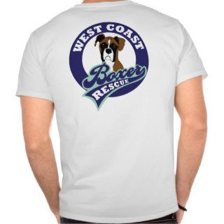 West Coast Boxer Rescue Logo Basic T Shirt
