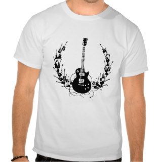 Guitar Wreath Tee Shirts