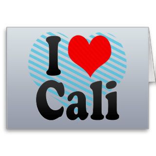 I Love Cali, Colombia Greeting Card