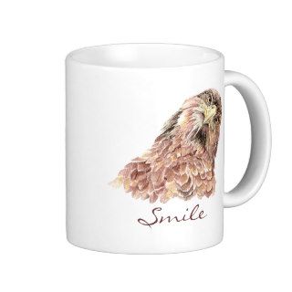 Cute Bird Saying Hi, Hello, Funny Animal Mugs