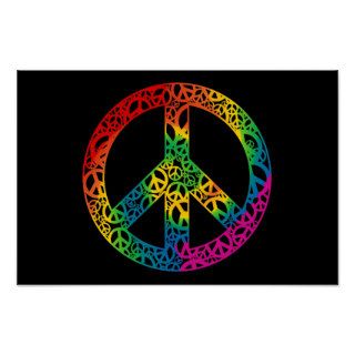 Rainbow Pieces of Peace Print