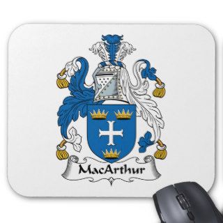 MacArthur Family Crest Mouse Mat