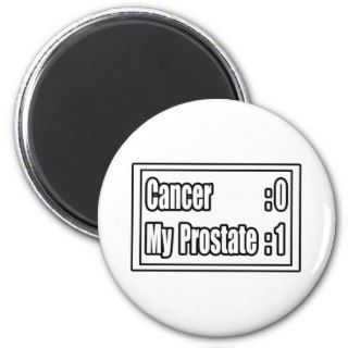 I Beat Prostate Cancer (Scoreboard) Refrigerator Magnet