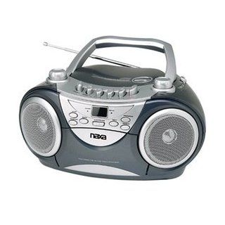 NAXA NX 237 Portable VCD//CD AM/FM Stereo Radio Cassette Player/Recorder w/Game Function & Remote Control 
