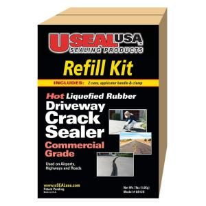 USEAL USA 7 lb. Driveway Crack Sealer and Refill Kit 68120