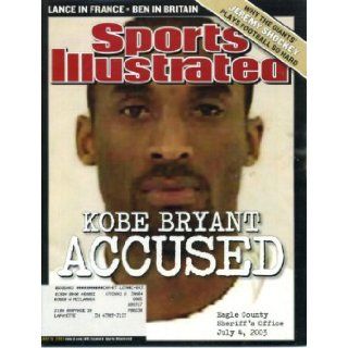 Sports Illustrated July 28, 2003 Kobe Bryant Accused, Lance Armstrong, Ben Curtis/British Open, Natalie Coughlin, Jeremy Shockey/New York Giants, Frontier Days Rodeo Sports Illustrated Books