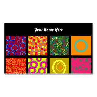 Circle Tile Wallpaper, Your Name Here Business Card