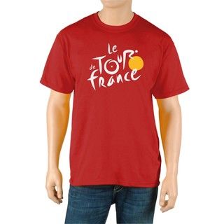 Le Tour de France Men's Red Cotton Official T Shirt Tour de France Cycling Clothes