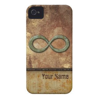 Infinity Grunge Rust Personalized iPhone 4 Case Mate Case