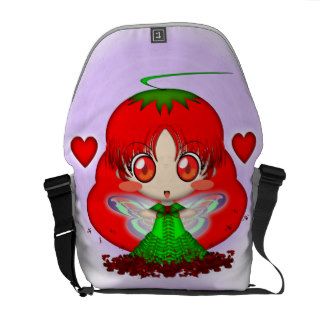 Kawaii Chibi Tomato Fairy Transparent Commuter Bag