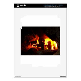 FIRE  Fireplace Hearth iPad 3 Skin