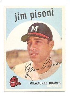 1959 Topps #259A Jim Pisoni GB   NM Sports Collectibles