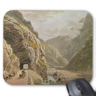 View of the Galerie d'Algaby near Valais Border Mouse Pad