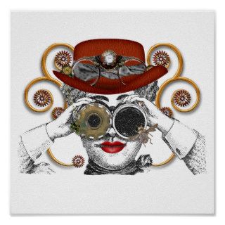 looking steampunked steampunk dude posters